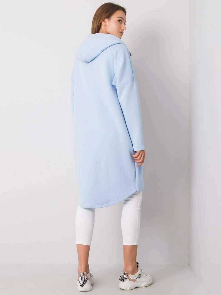 Rue Paris Bluza-RV-BL-4858-1.99P-šviesiai mėlyna