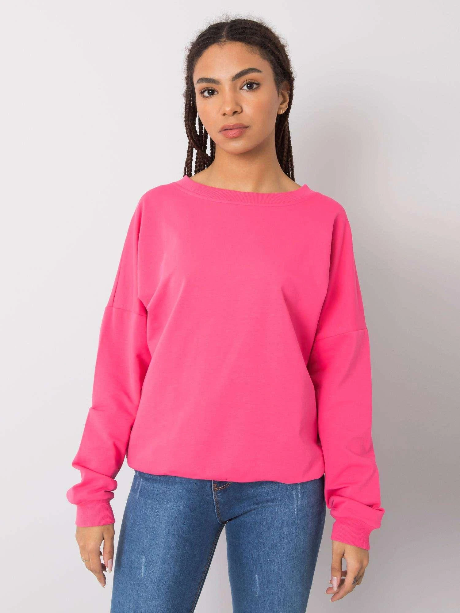 Rue Paris Megztinis-RV-BL-6119.04P-fluo rožinis
