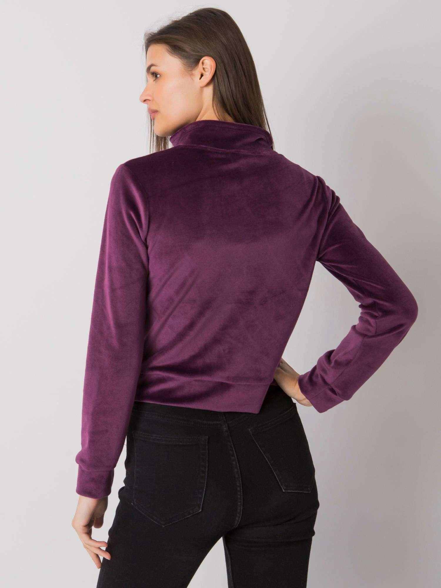 Rue Paris Megztinis-RV-BL-7303.98P-tamsiai violetinis