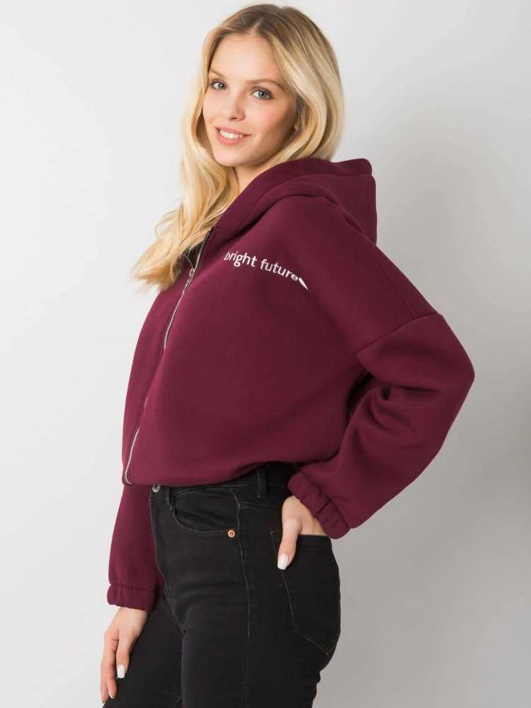 Rue Paris Megztinis-RV-BL-7366.31-bordo