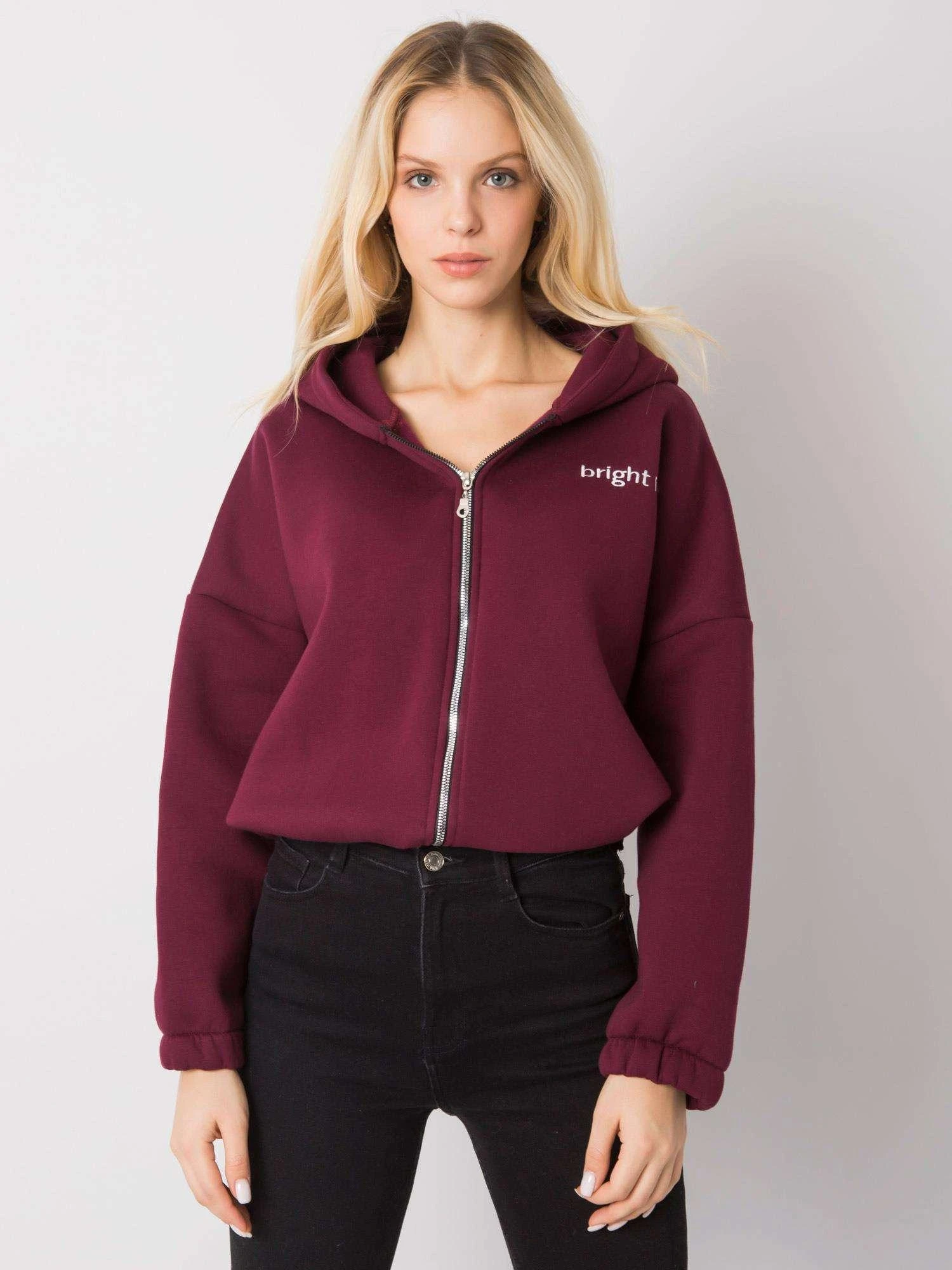 Rue Paris Megztinis-RV-BL-7366.31-bordo
