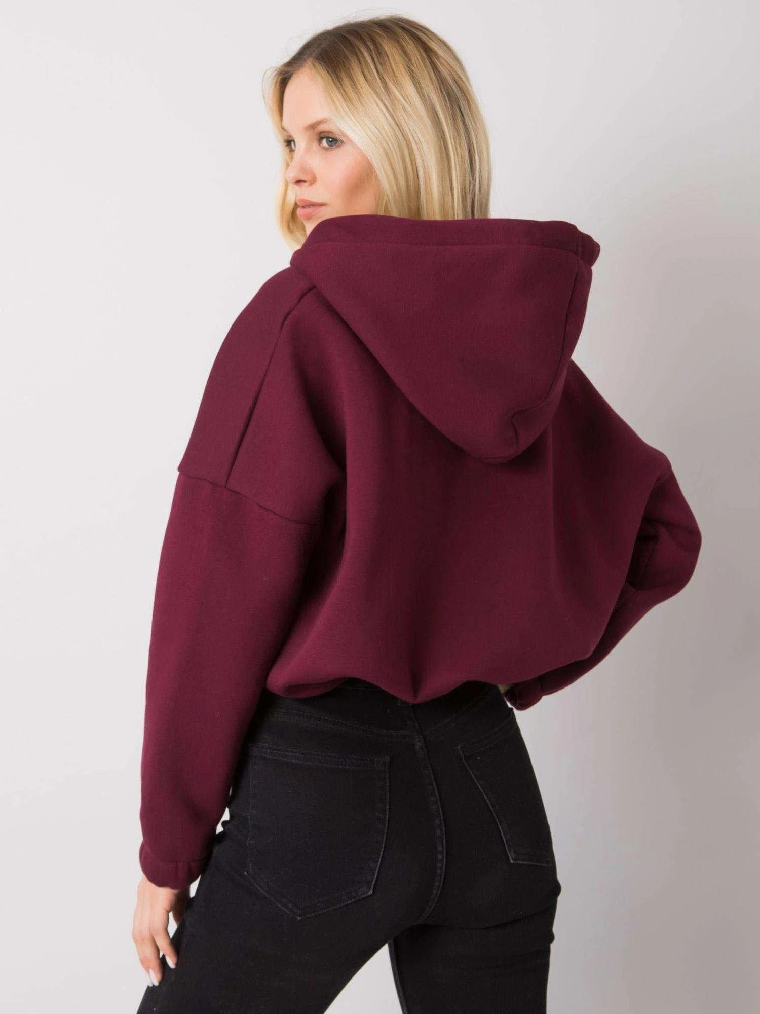 Rue Paris Megztinis-RV-BL-7366.31-bordo