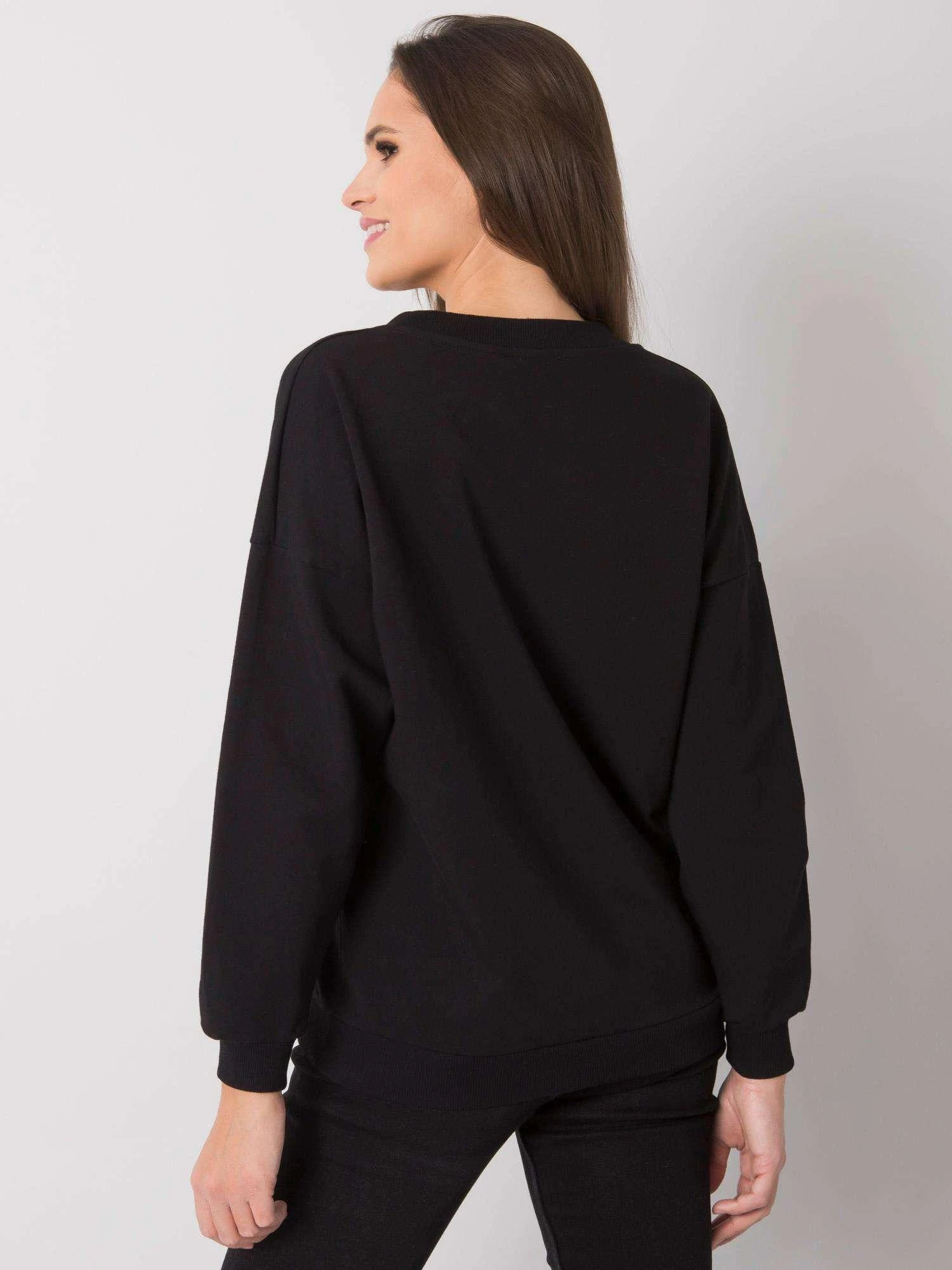 Rue Paris Megztinis-RV-BL-7370.78P-juodas
