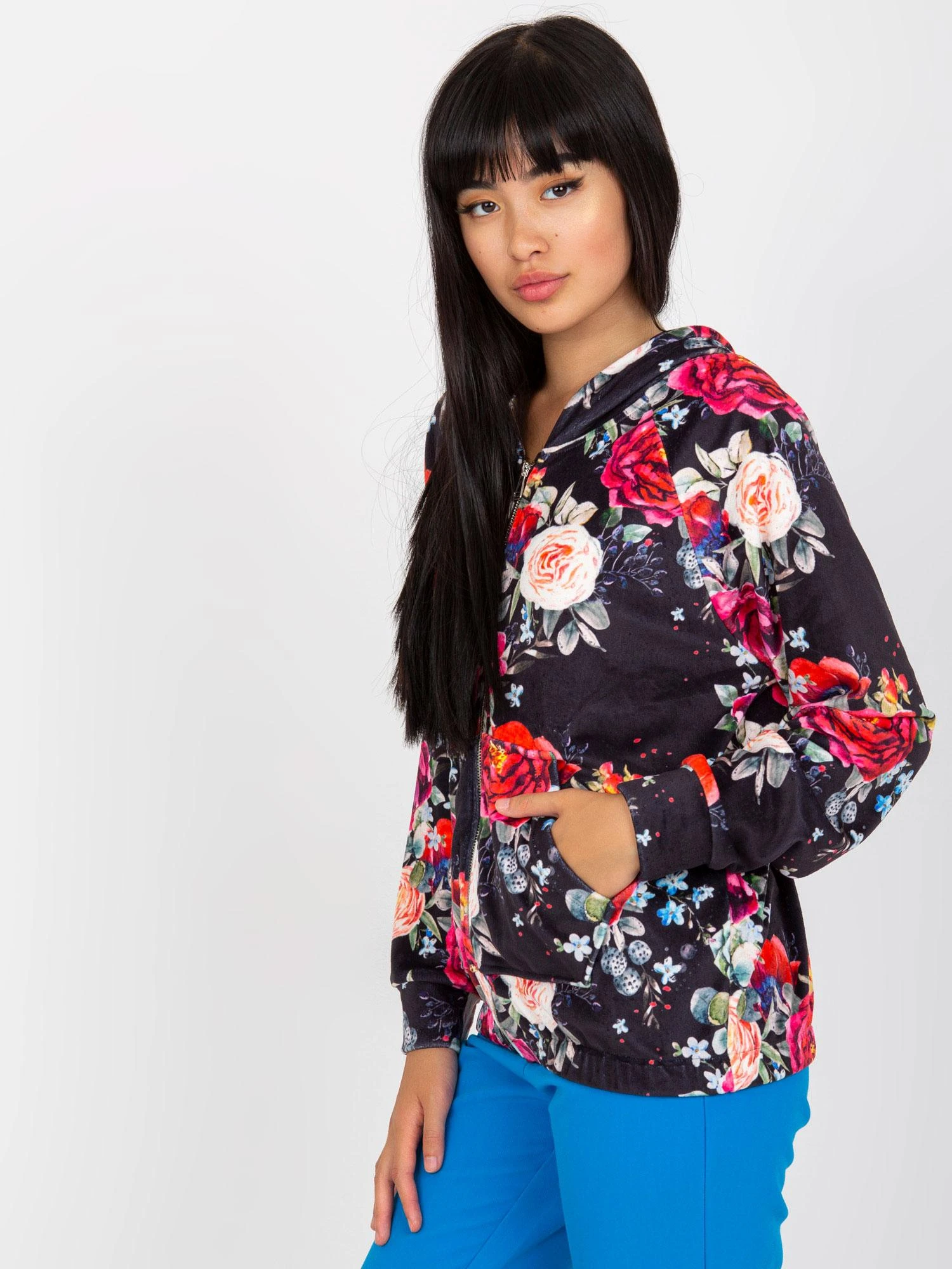 Rue Paris Megztinis-RV-BL-8143.83P-juoda-raudona
