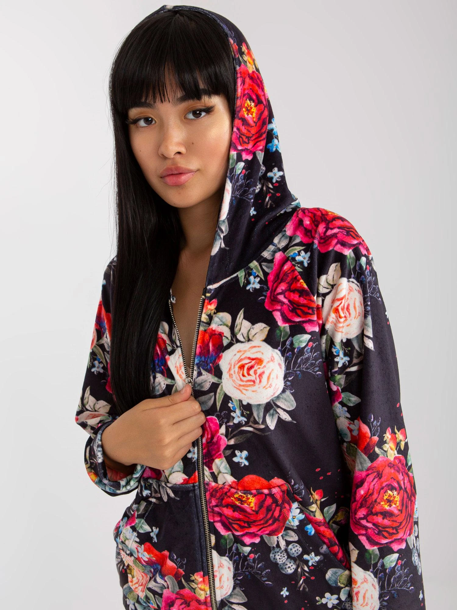 Rue Paris Megztinis-RV-BL-8143.83P-juoda-raudona