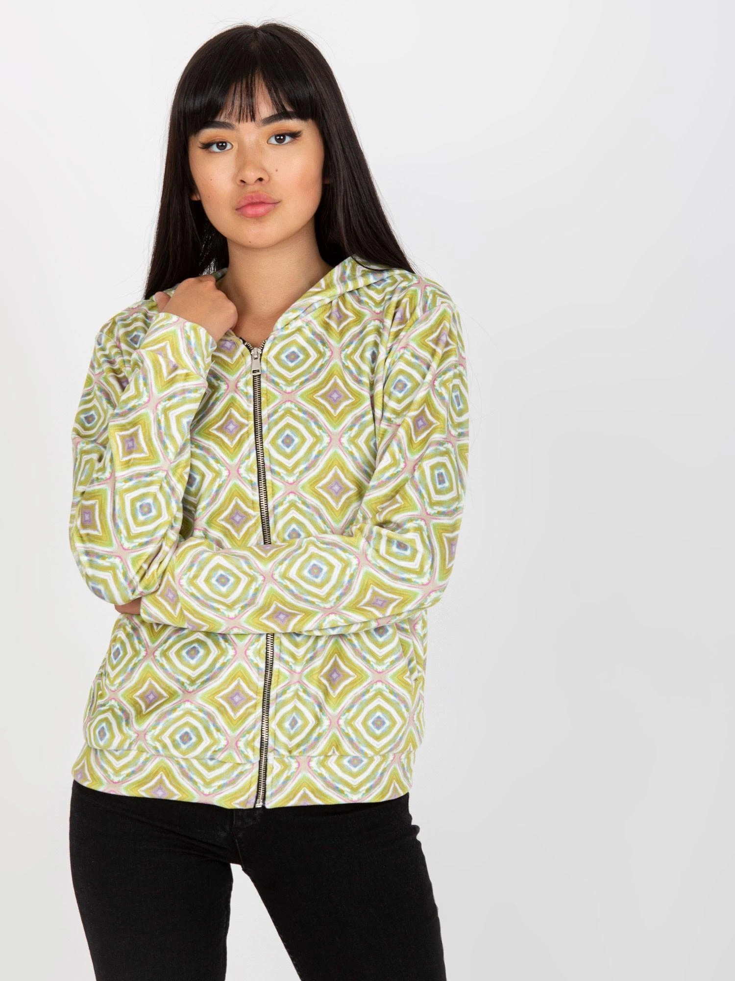 Rue Paris Megztinis-RV-BL-8187.28-lime