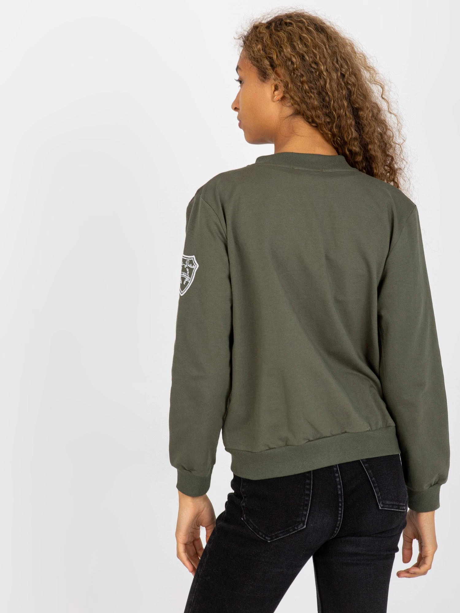 Rue Paris Megztinis-RV-BL-8225.88-khaki