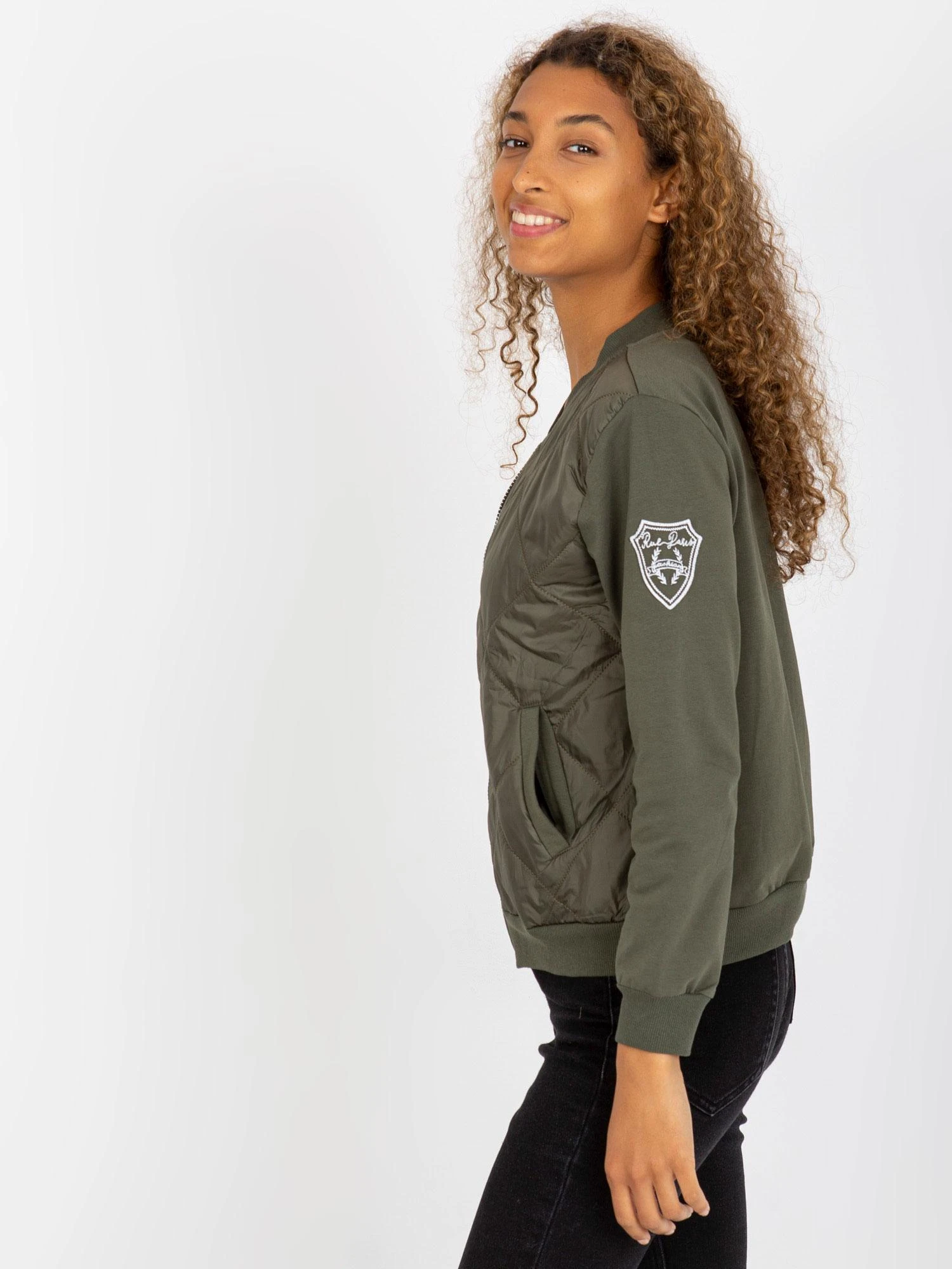 Rue Paris Megztinis-RV-BL-8225.88-khaki