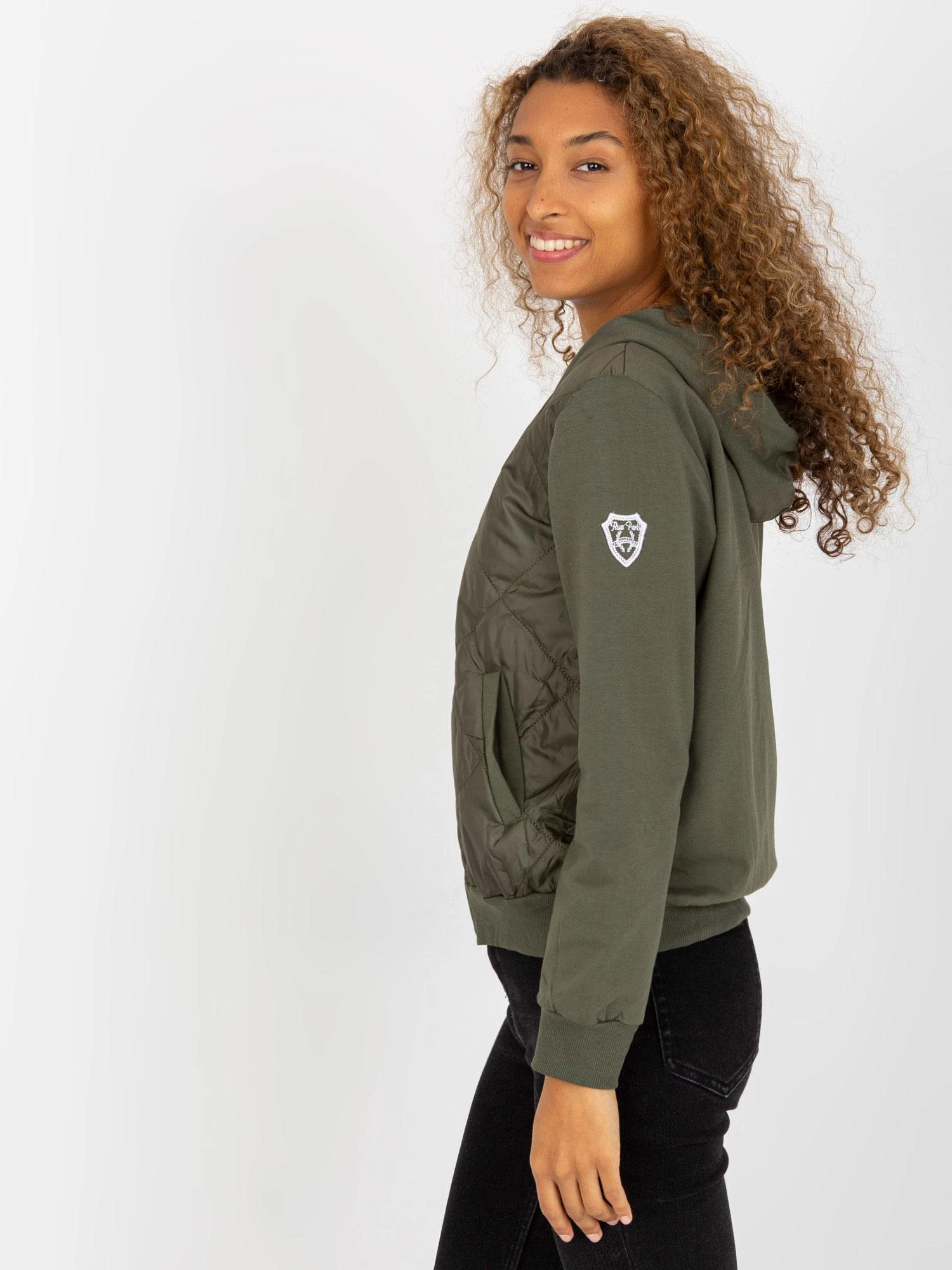 Rue Paris Megztinis-RV-BL-8226.11X-khaki