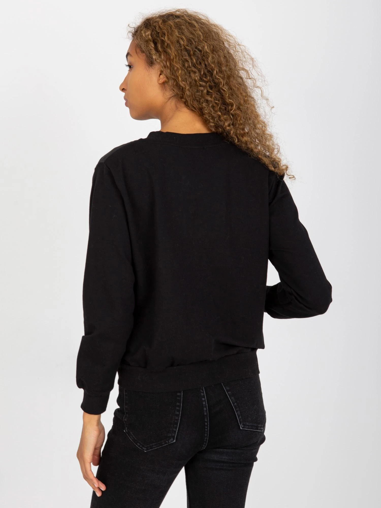 Rue Paris Megztinis-RV-BL-8229.69P-juodas