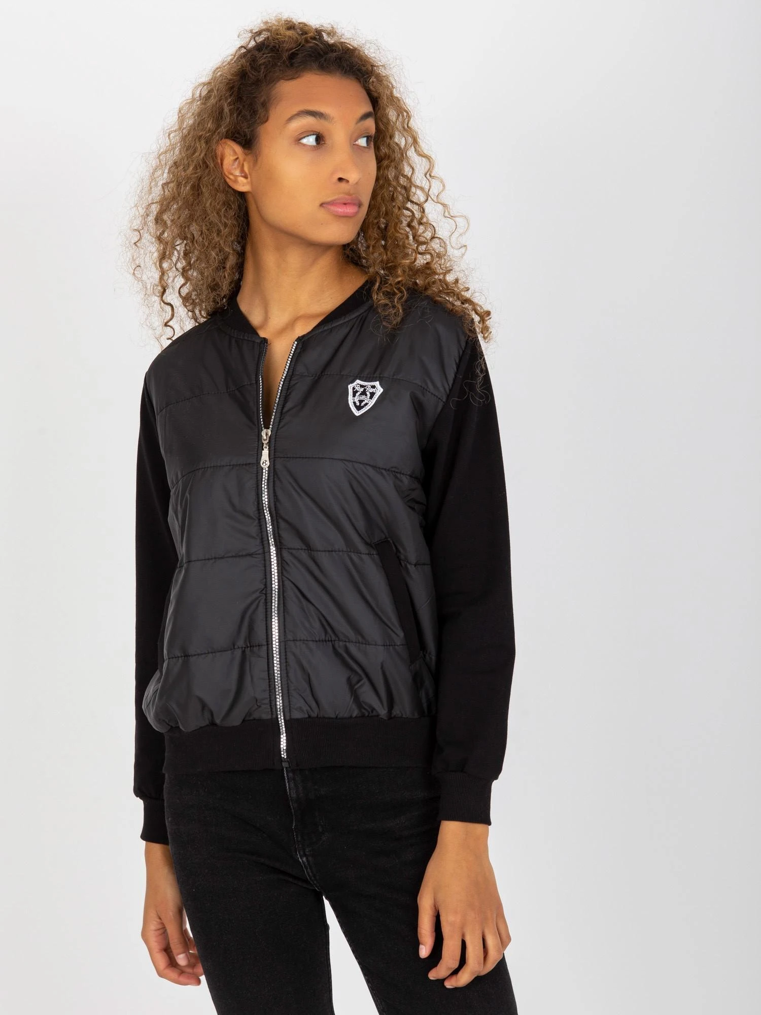 Rue Paris Megztinis-RV-BL-8229.69P-juodas