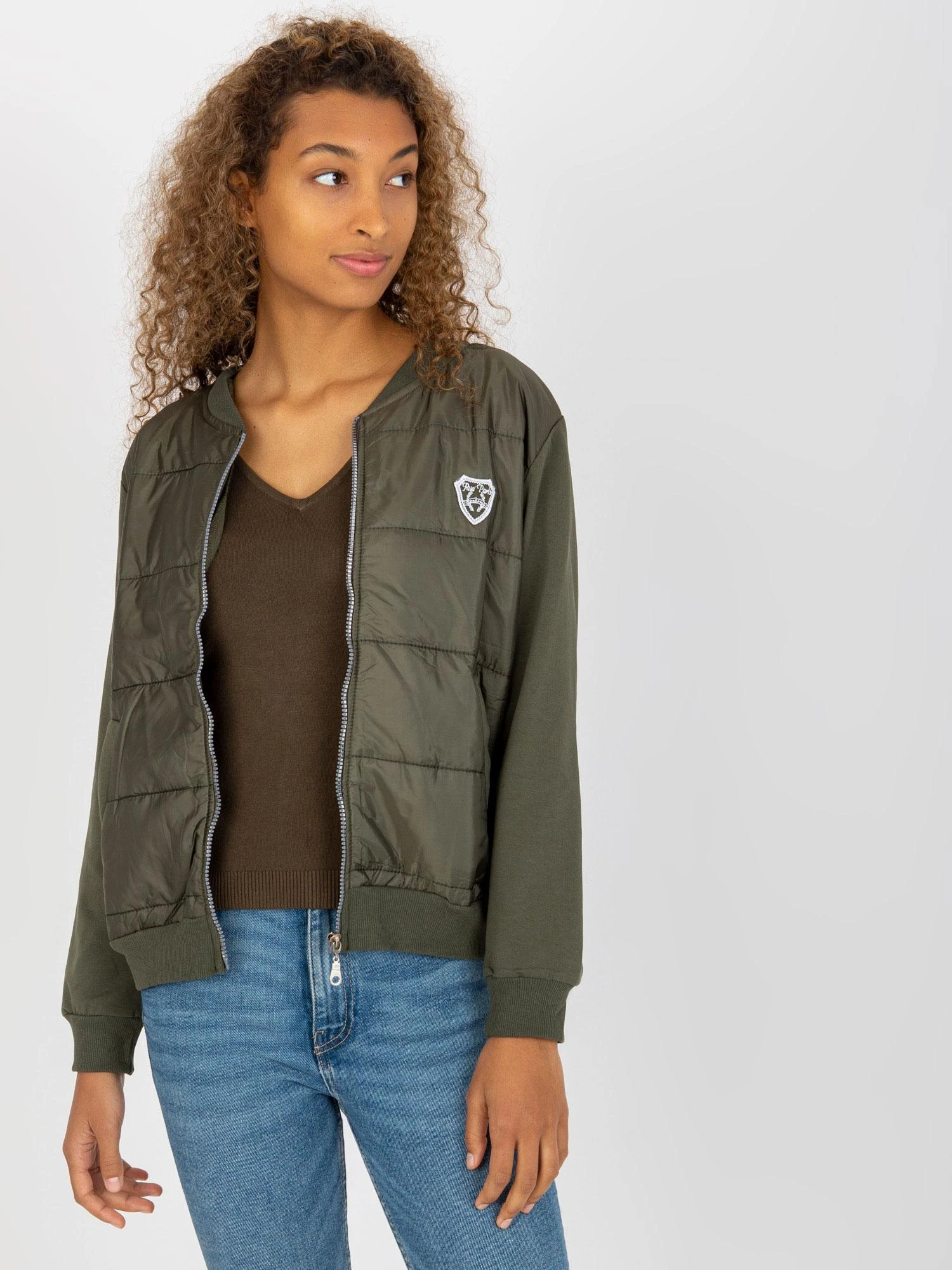 Rue Paris Megztinis-RV-BL-8229.69P-khaki