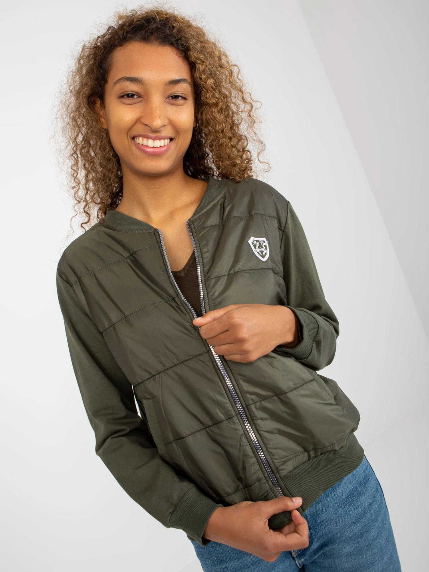 Rue Paris Megztinis-RV-BL-8229.69P-khaki
