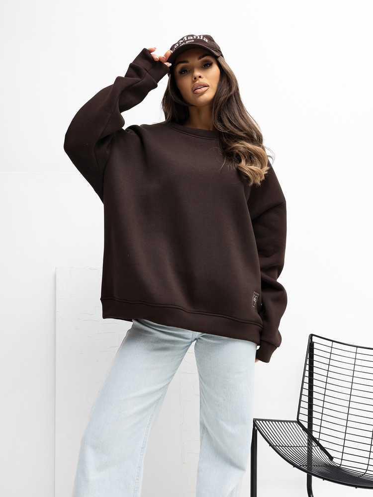 Rue Paris Bluza-RV-BL-A1038.01P-ciemny ruda