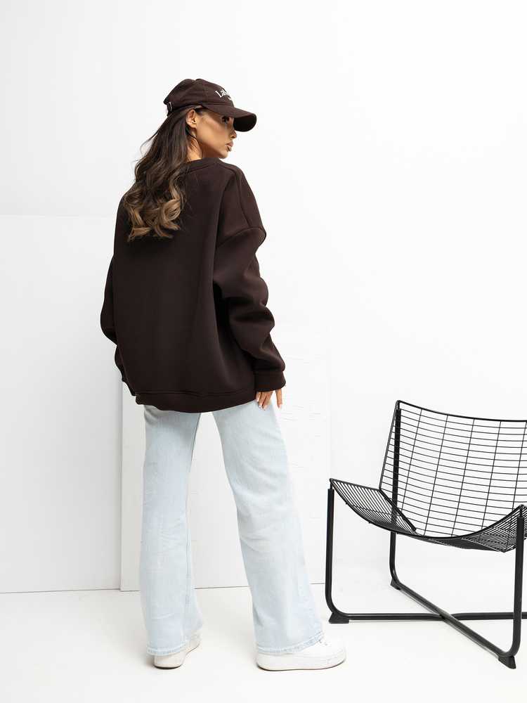 Rue Paris Bluza-RV-BL-A1038.01P-ciemny ruda