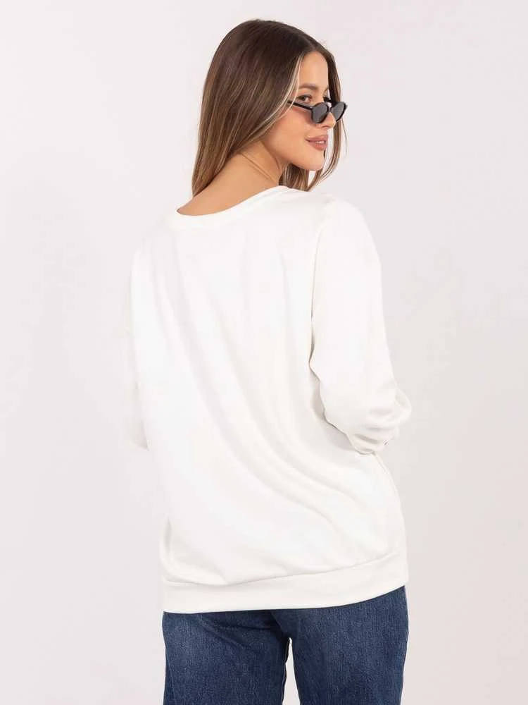 Rue Paris Bluza-RV-BL-A1218.11P-ecru