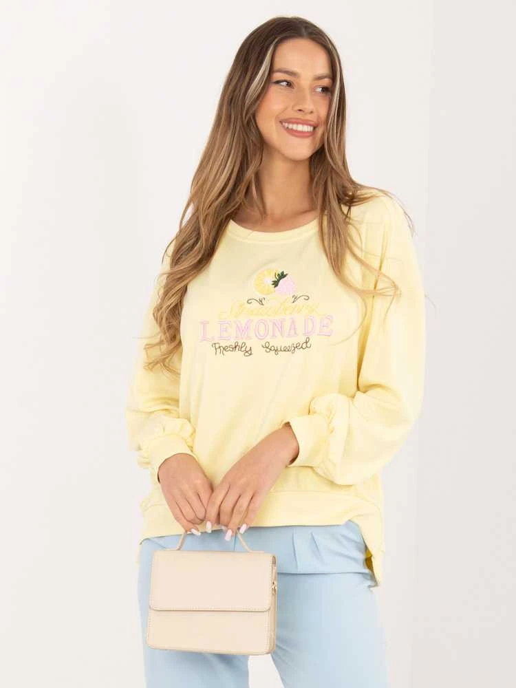 Rue Paris Bluza-RV-BL-A1218.11P-jasny geltona