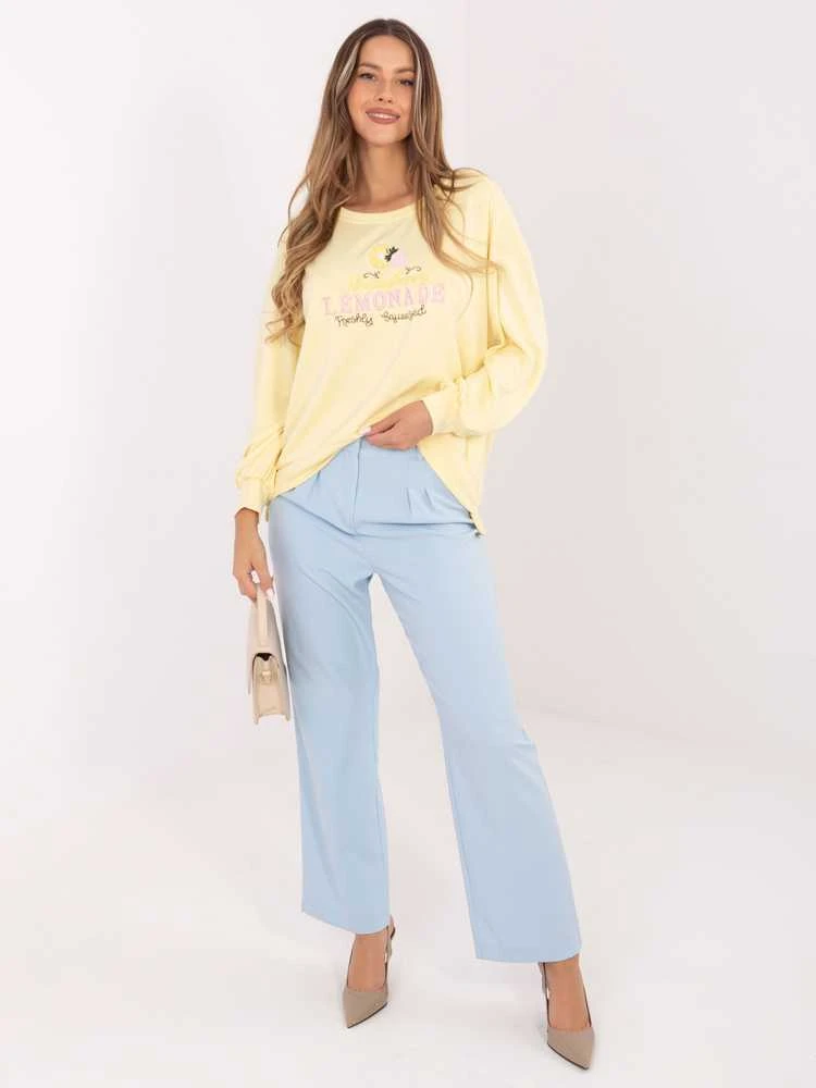 Rue Paris Bluza-RV-BL-A1218.11P-jasny geltona