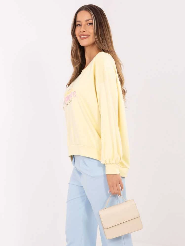 Rue Paris Bluza-RV-BL-A1218.11P-jasny geltona
