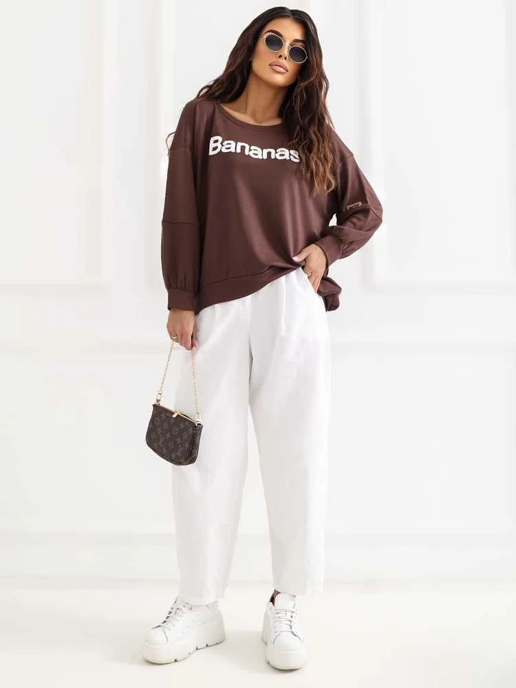 Rue Paris Bluza-RV-BL-A1221.13-ciemny ruda