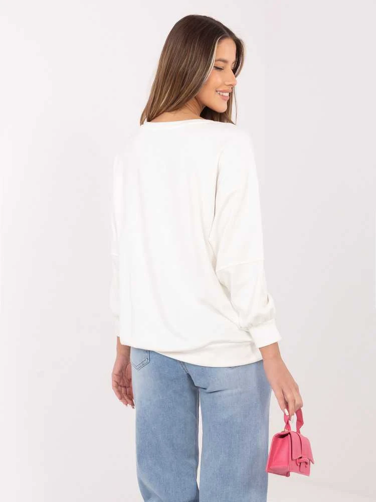 Rue Paris Bluza-RV-BL-A1221.13-ecru