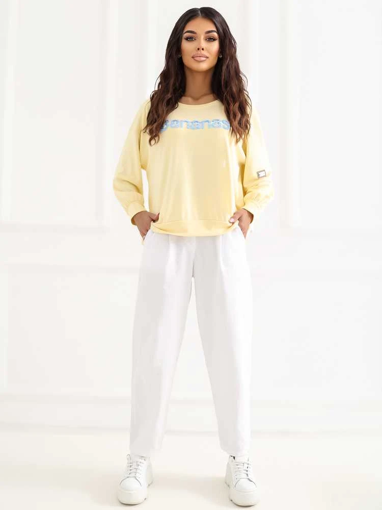 Rue Paris Bluza-RV-BL-A1221.13-jasny geltona
