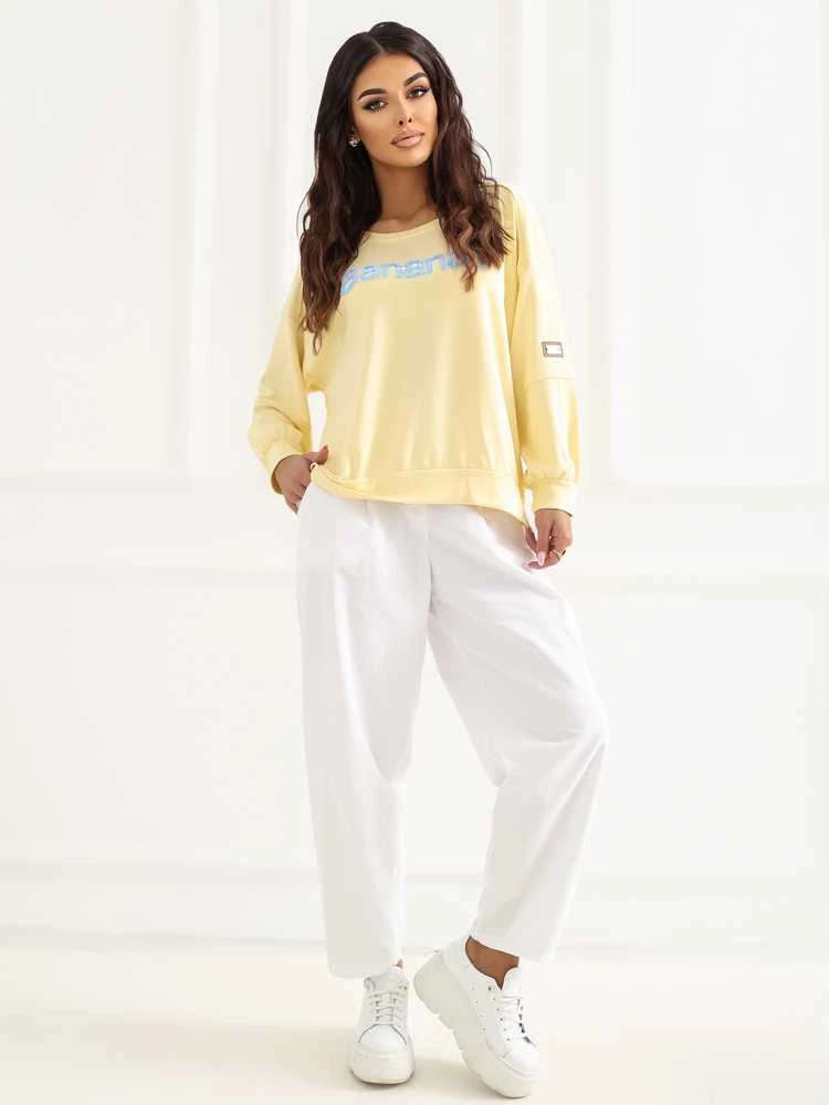 Rue Paris Bluza-RV-BL-A1221.13-jasny geltona