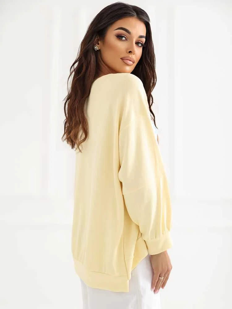 Rue Paris Bluza-RV-BL-A1221.13-jasny geltona