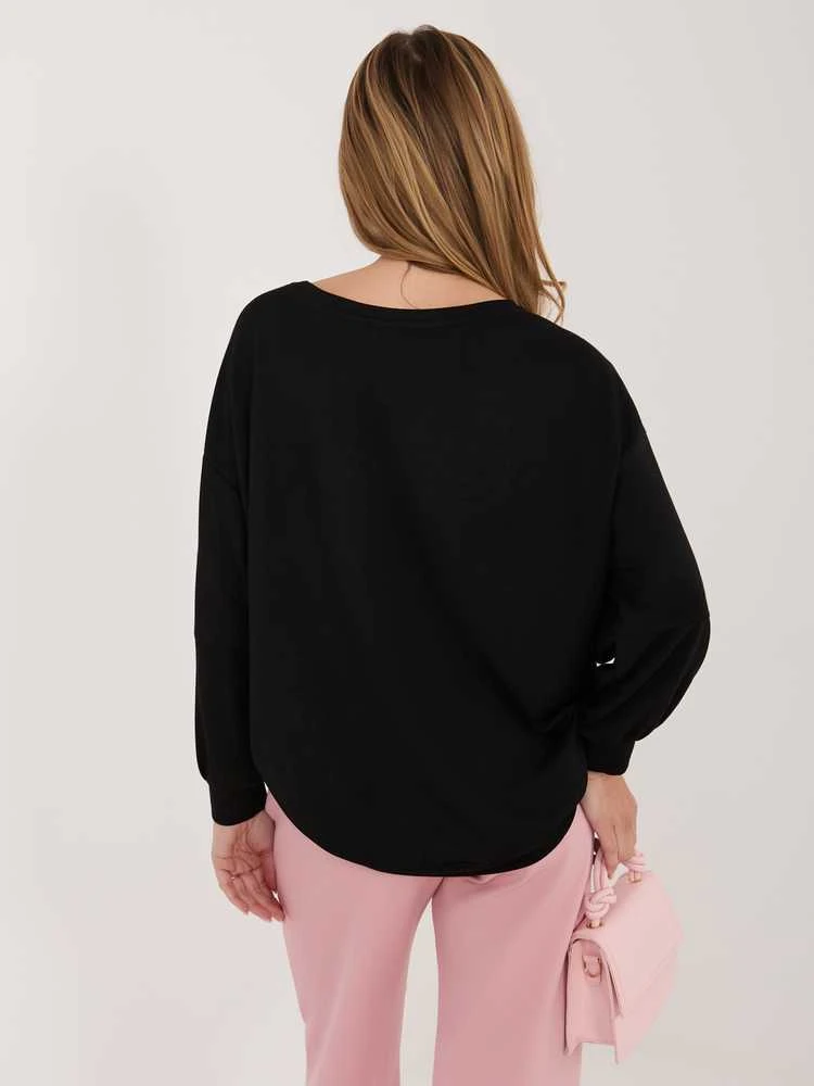 Rue Paris Bluza-RV-BL-A1221.13-juoda