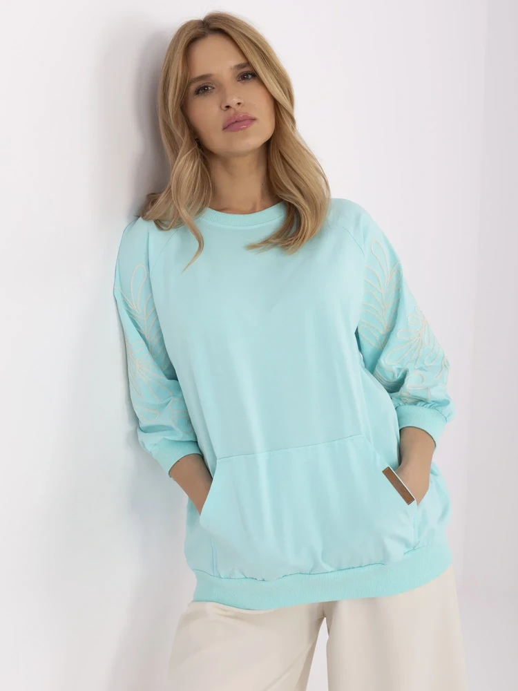 Rue Paris Bluza-RV-BL-A367-1.18P-mietowy