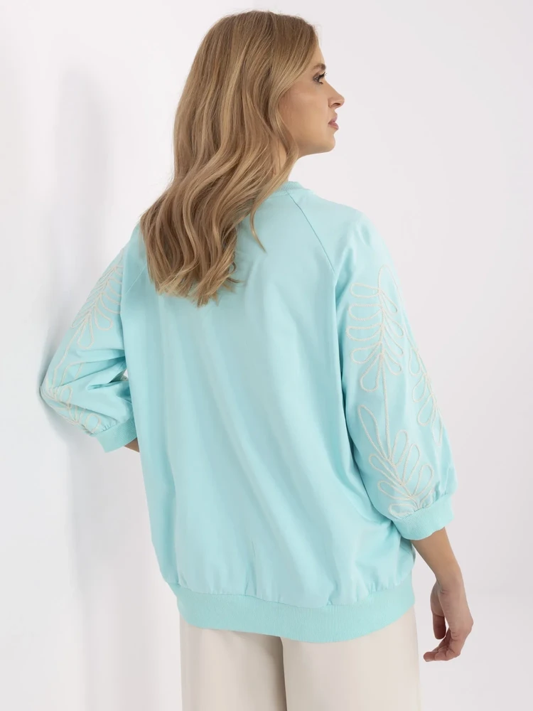 Rue Paris Bluza-RV-BL-A367-1.18P-mietowy