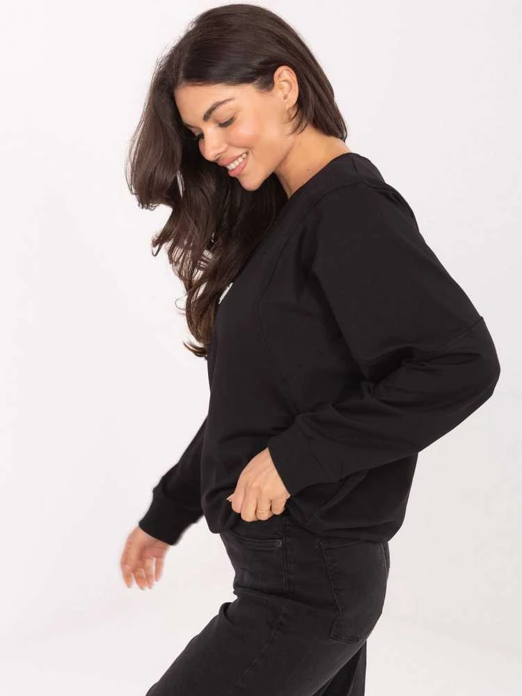 Rue Paris Bluza-RV-BL-A877.19P-juoda