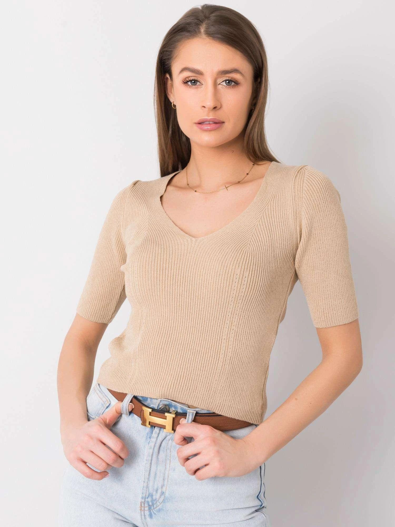 Rue Paris Palaidinė-251-BZ-10057.50-smėlio spalvos