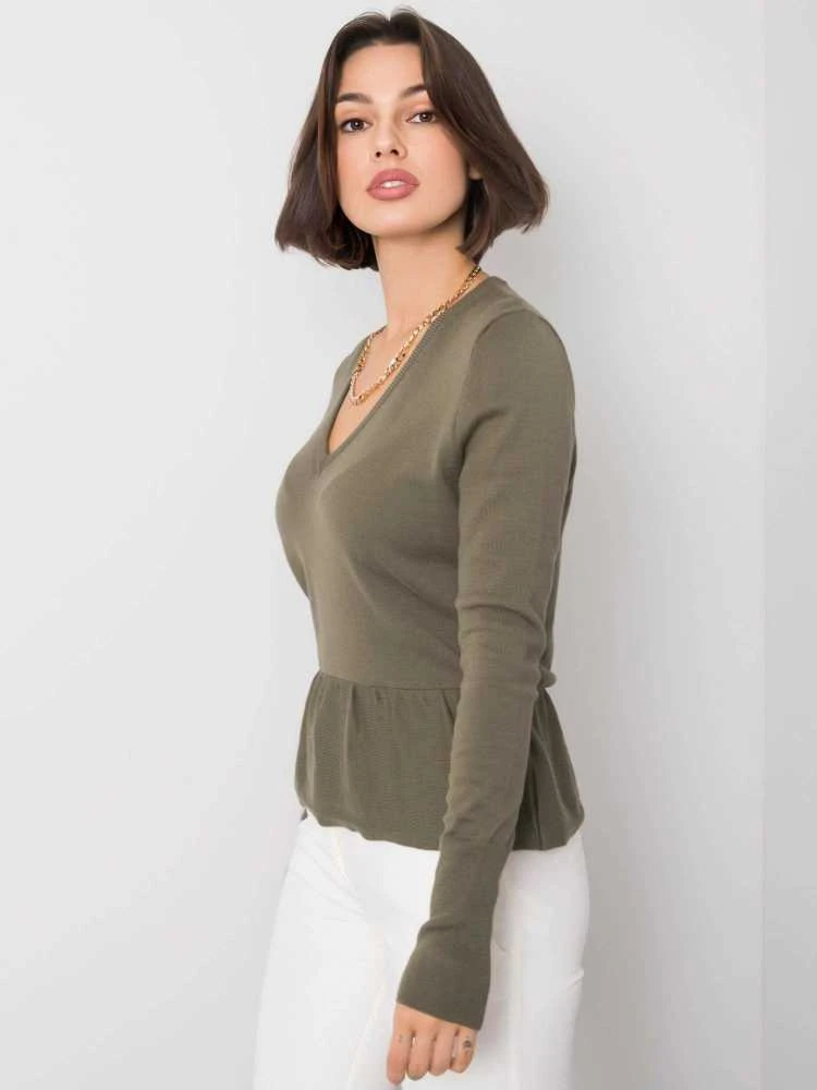 Rue Paris Palaidinė-259-BZ-22513.73-khaki