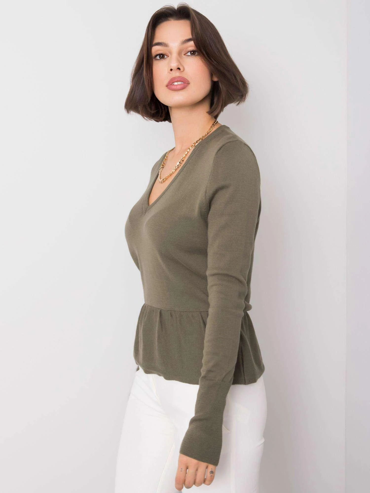 Rue Paris Palaidinė-259-BZ-22513.73-khaki