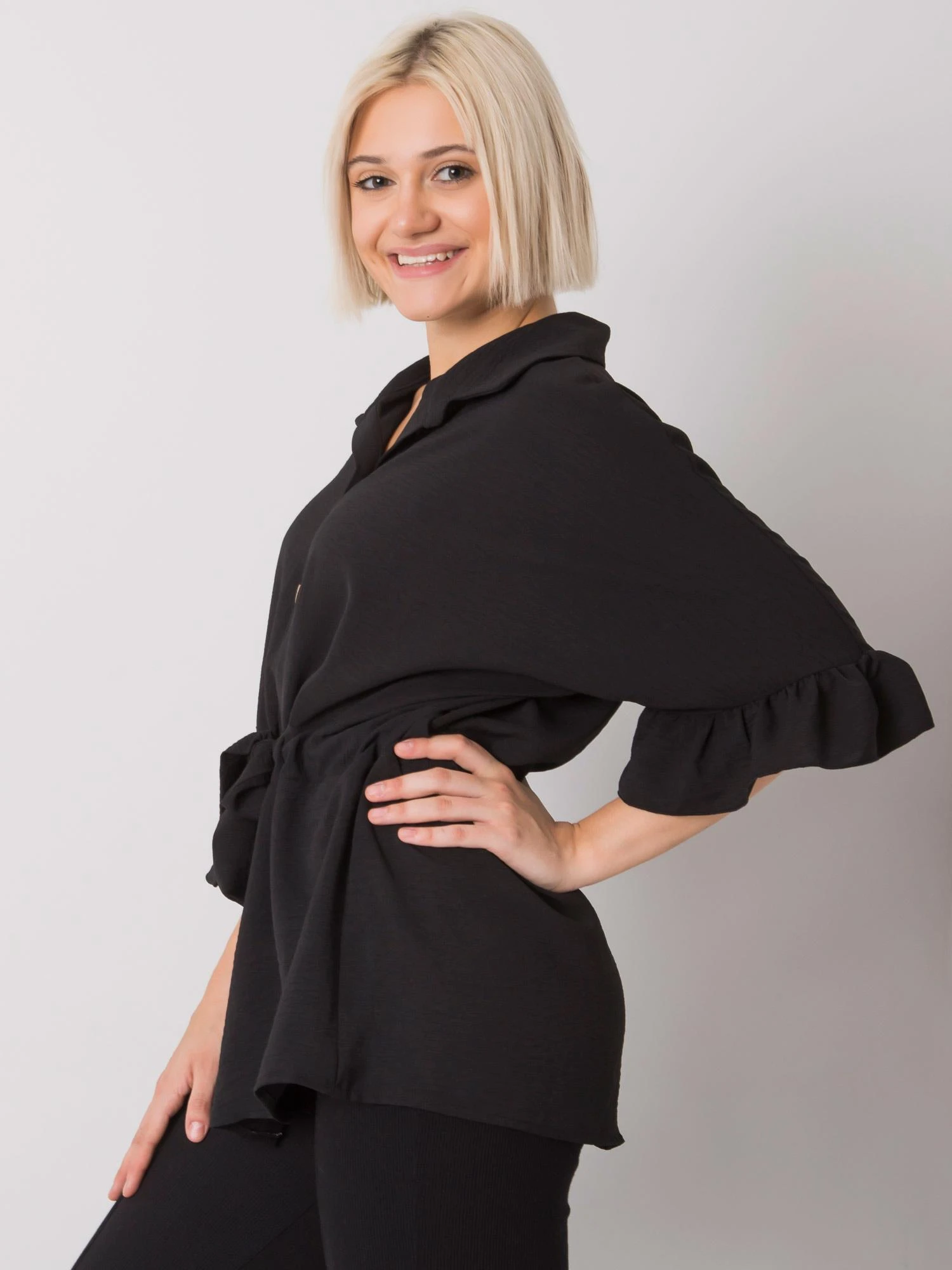 Rue Paris Palaidinė-CHA-BZ-3576.25-juoda