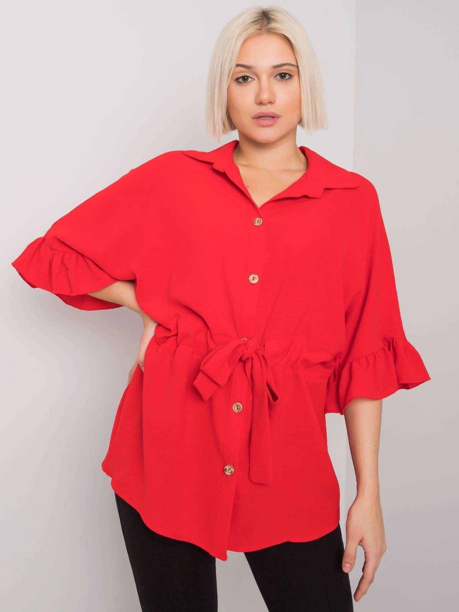 Rue Paris Palaidinė-CHA-BZ-3576.25-raudona