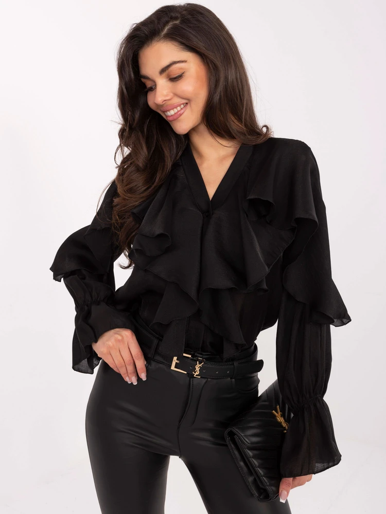 Rue Paris Bluzka-MI-BZ-27427.96-juoda