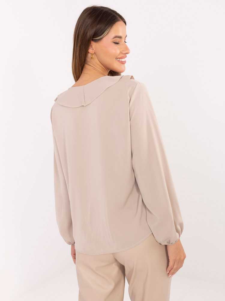 Rue Paris Bluzka-MI-BZ-3261.23-ciemny bezowy