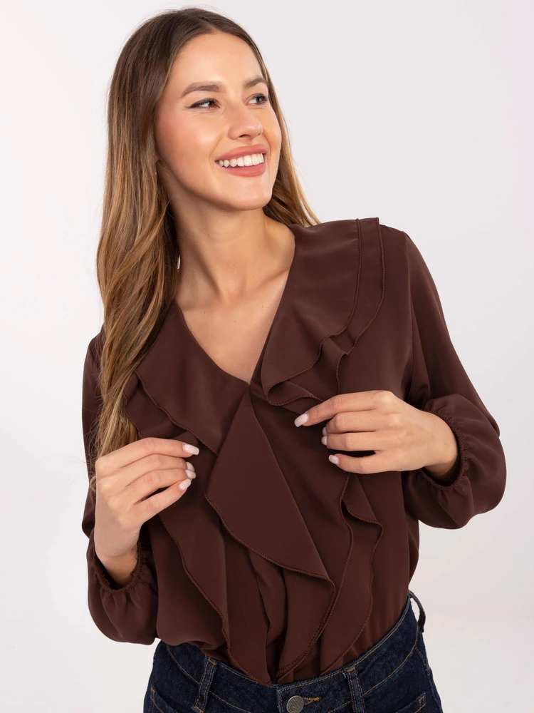 Rue Paris Bluzka-MI-BZ-3261.23-ciemny ruda