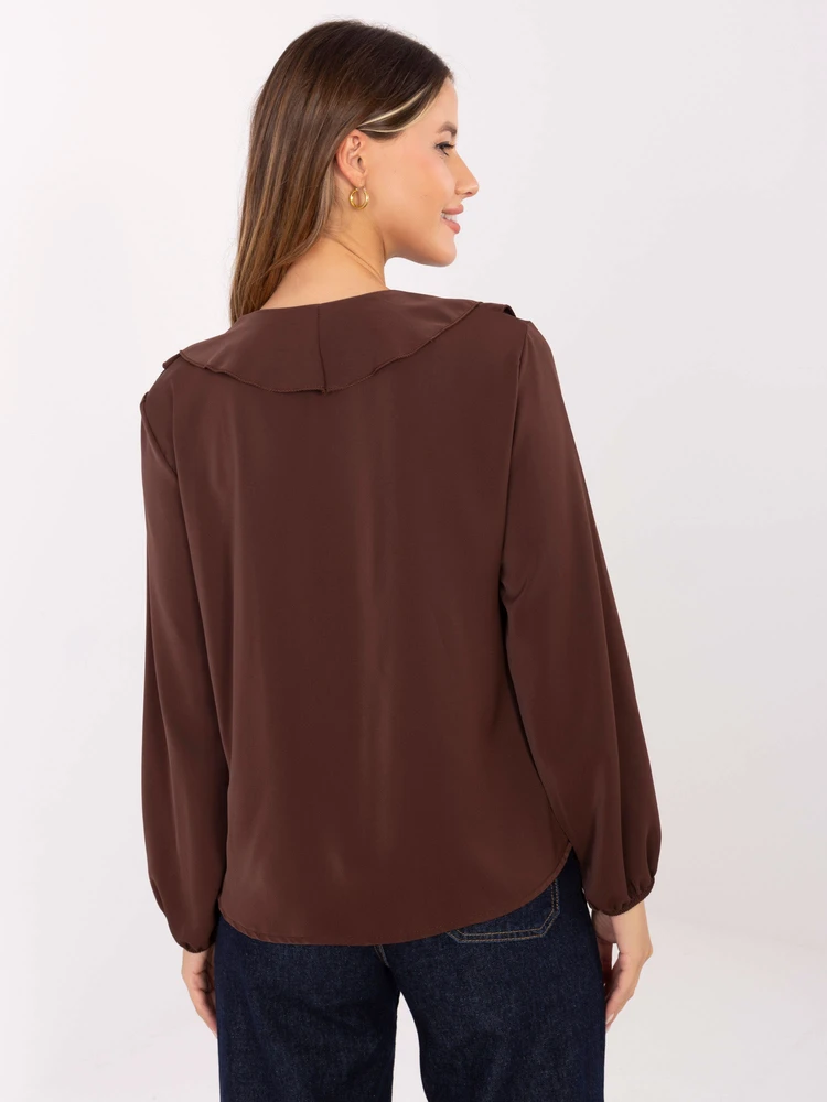 Rue Paris Bluzka-MI-BZ-3261.23-ciemny ruda