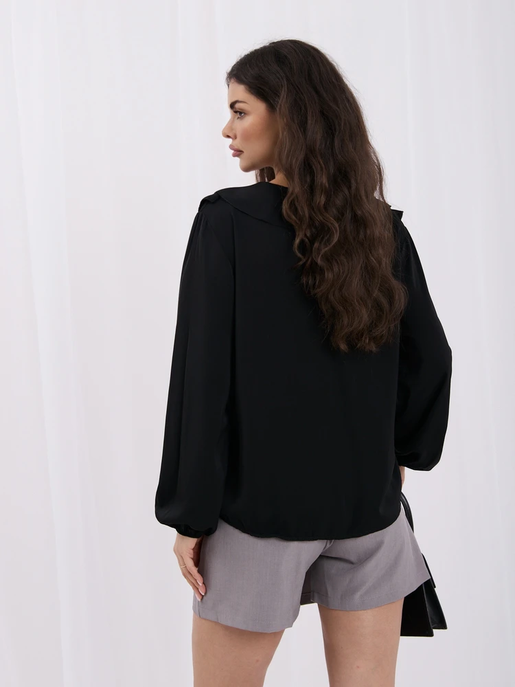 Rue Paris Bluzka-MI-BZ-3261.23-juoda