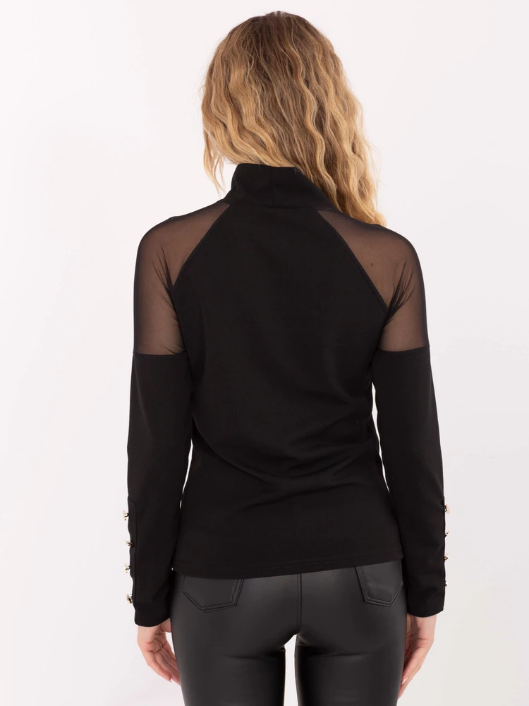 Rue Paris Bluzka-MI-BZ-M776.13-juoda