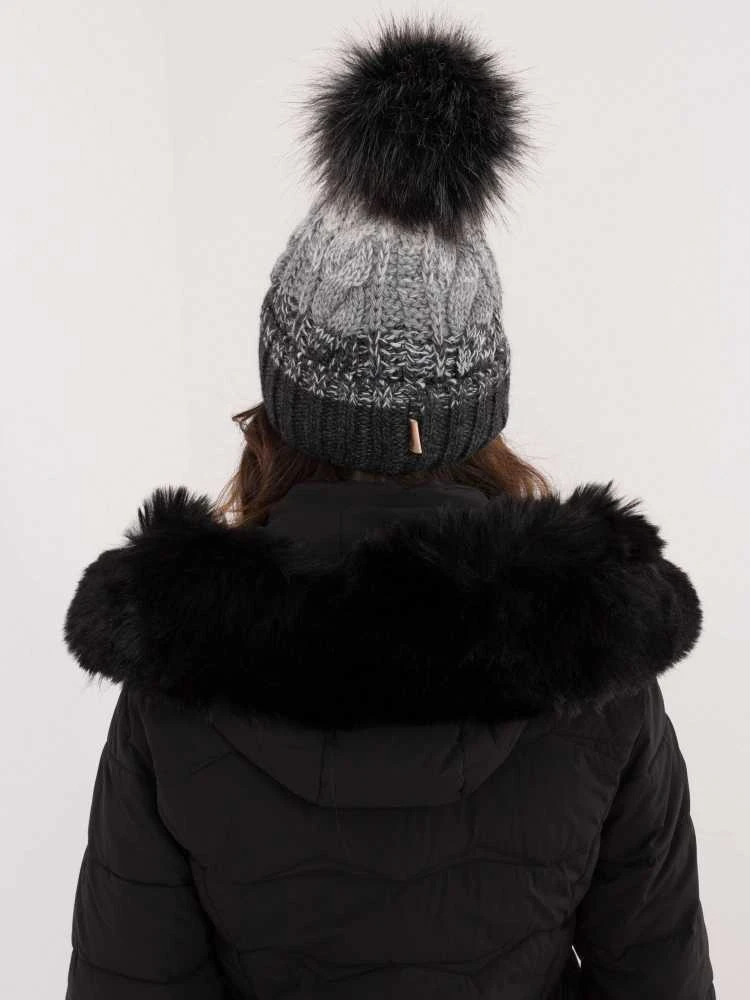 Kepurė Rue Paris Cap-JK-CZ-52.17-tamsiai pilka