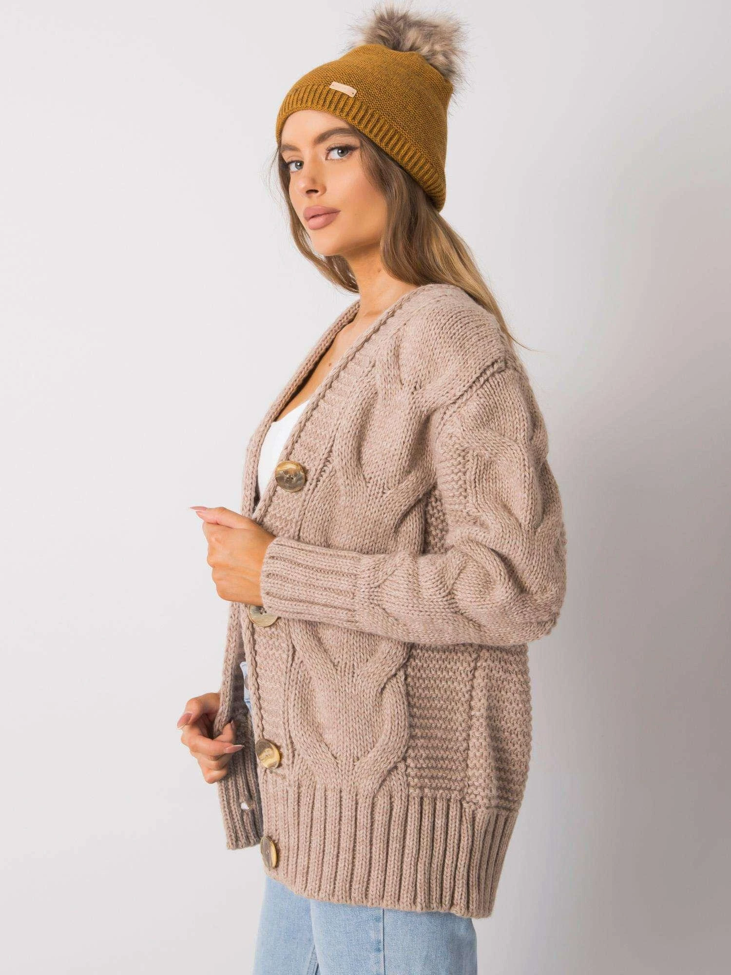 Kepurė Rue Paris Cap-JK-CZ-11.69-tamsiai geltona