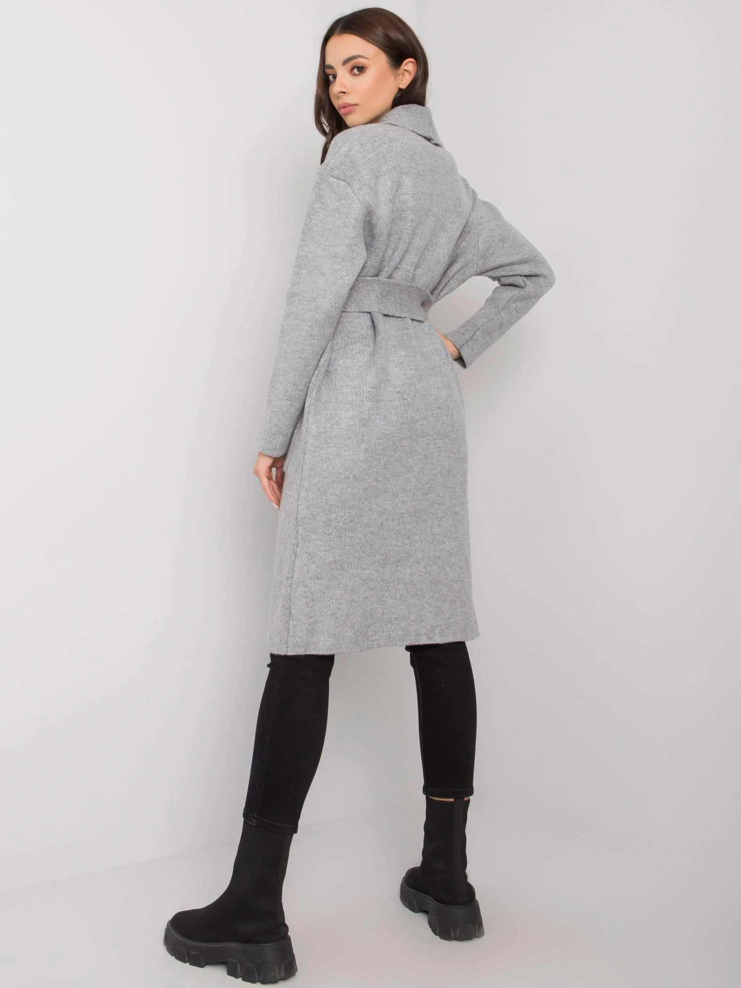 Rue Paris Kardiganas moterims -LC-SW-844.33X-pilka