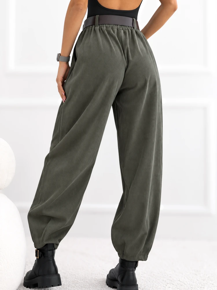 Rue Paris Kelnės-IT-SP-10626.29-khaki