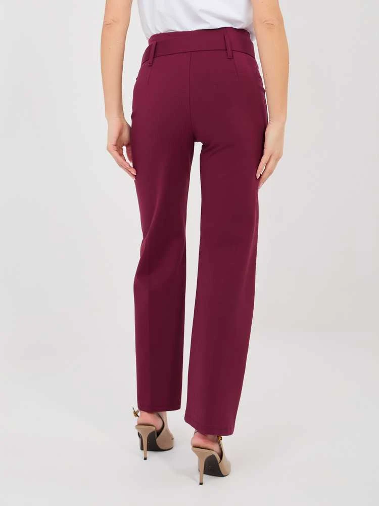 Rue Paris Kelnės-IT-SP-FL7371.93-ciemny raudona