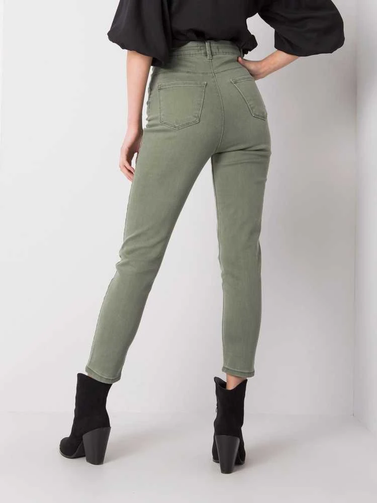 Rue Paris Kelnės jeans-319-SP-6056.43-khaki