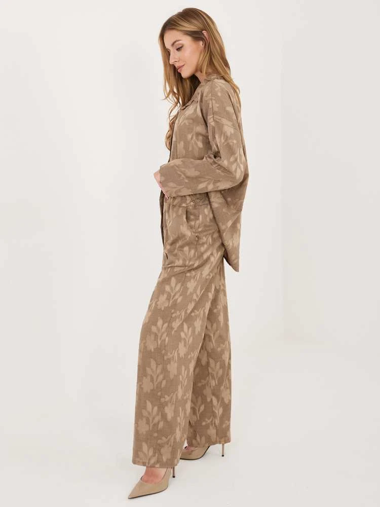 Rue Paris Komplet-IT-KMPL-10127.60-ciemny bezowy